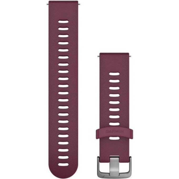 Ремешок GARMIN QUICK RELEASE BAND 20MM BERRY/STAINLESS FR245 10578